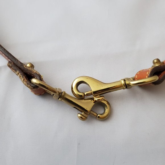 DOONEY & BOURKE All Weather Leather Black and Brown Shoulder Bag - Picture 13 of 16